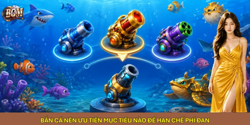 Bắn cá nên ưu tiên mục tiêu nào để hạn chế phí đạn