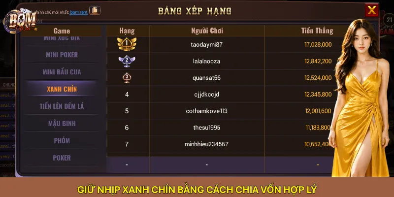 Giữ nhịp Xanh chín bằng cách chia vốn hợp lý