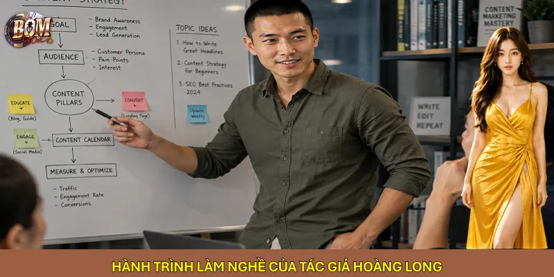 Hành trình làm nghề của tác giả Hoàng Long