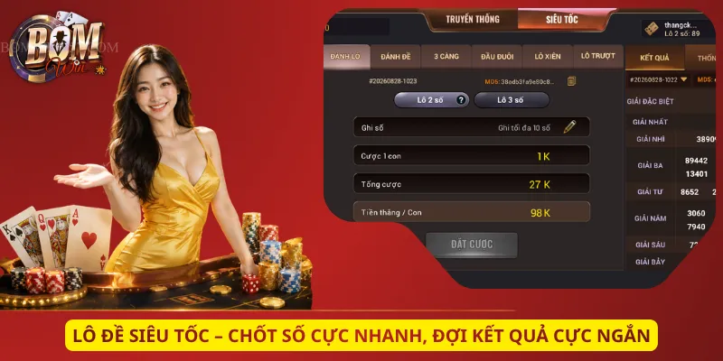Lô Đề Siêu Tốc – Chốt Số Cực Nhanh, Đợi Kết Quả Cực Ngắn